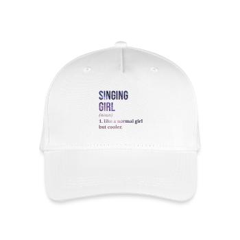 Chanter Chanter Chanter Chanter - Casquette de baseball bio Enfant - blanc - Devant