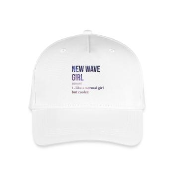 Neue Welle - Kinder Bio Basecap - Weiß - Vorne