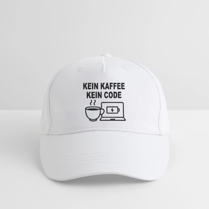 Kein Kaffee Kein Code - Conception de programmeur amusant Casquette de baseball bio Enfant