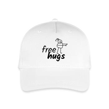 Câlins gratuits - Casquette de baseball bio Enfant - blanc - Devant