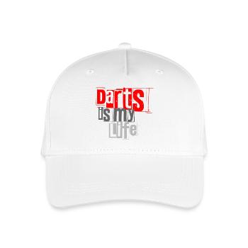 Dart, Darts c’est ma vie 1 - Casquette de baseball bio Enfant - blanc - Devant