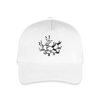 skydiving - Organic Kids’ Baseball Cap - white - Front