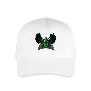 0350_GroeneTrekker_Wings - Casquette de baseball bio Enfant - blanc - Devant
