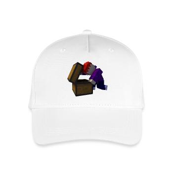 Coffre au trésor voxel trouvé - Casquette de baseball bio Enfant - blanc - Devant