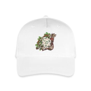 Ranger cadeau de dés D20 sur table RPG - Casquette de baseball bio Enfant - blanc - Devant