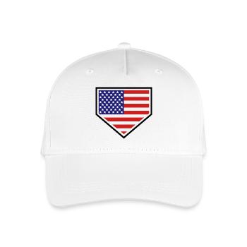 Marbre - Casquette de baseball bio Enfant - blanc - Devant