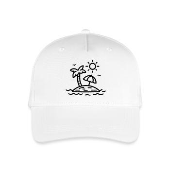 Strand - Kinder Bio Basecap - Weiß - Vorne