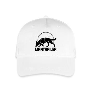 Malinois MANTRAILER Suchhunde Hunde Wilsigns - Kinder Bio Basecap - Weiß - Vorne
