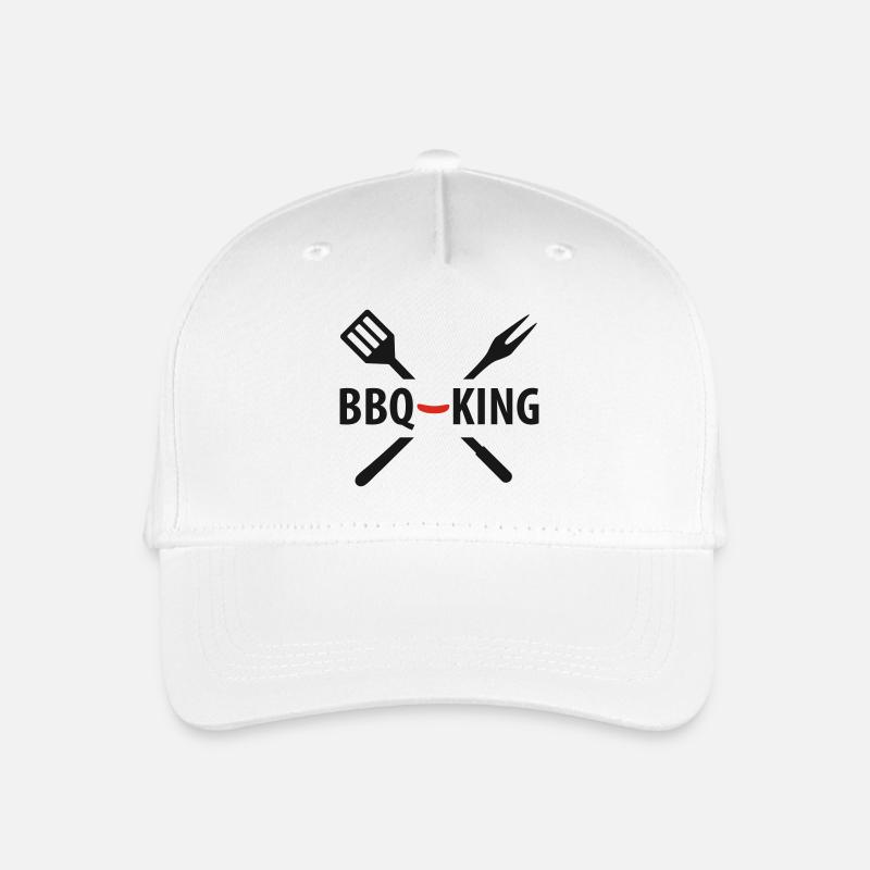 bbq king - Kinder Bio Basecap - Weiß
