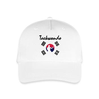 taekwondo_5 - Organic Kids’ Baseball Cap - white - Front