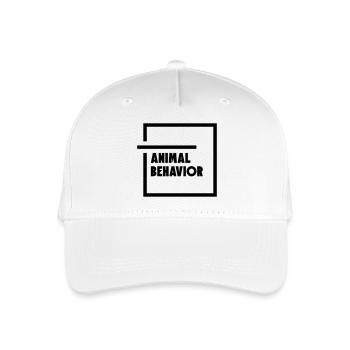 Comportement animal noir type 90 - Casquette de baseball bio Enfant - blanc - Devant