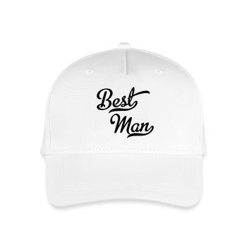 Trauzeuge - Kinder Bio Basecap - Weiß - Vorne
