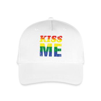 Reggae Stilvolles Pride-Design - Kinder Bio Basecap - Weiß - Vorne