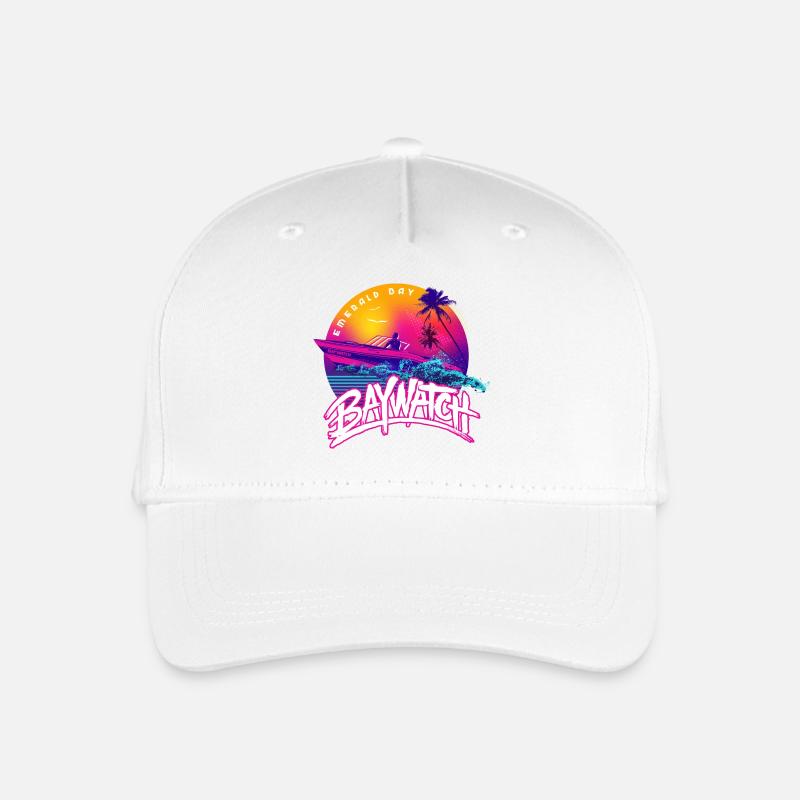 Baywatch Boot Emerald Bay - Kinder Bio Basecap - Weiß