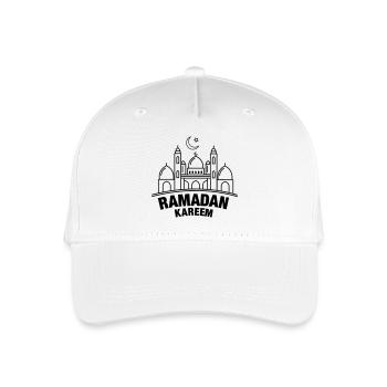 Ramadan Kareem Moschee - Kinder Bio Basecap - Weiß - Vorne