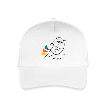 VACANCES. BONNES VACANCES. MAÎTRESSE. MAÎTRE. PROF - Casquette de baseball bio Enfant - blanc - Devant