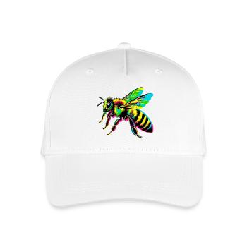 Abeille - Casquette de baseball bio Enfant - blanc - Devant