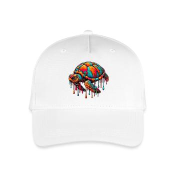 Turtle - Organic Kids’ Baseball Cap - white - Front