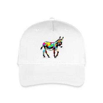 Donkey Mule - Organic Kids’ Baseball Cap - white - Front