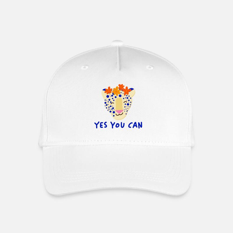 Vous pouvez léopard - Casquette de baseball bio Enfant - blanc