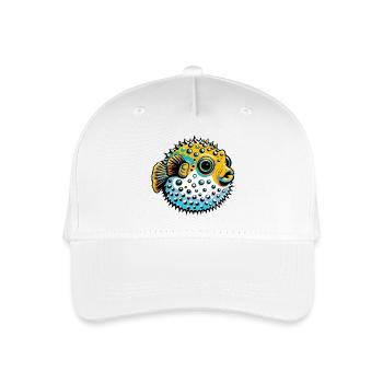 Kugelfisch - Kinder Bio Basecap - Weiß - Vorne