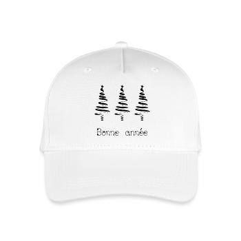 HAPPY NEW YEAR. NEW YEAR'S EVE. BEST WISHES - Organic Kids’ Baseball Cap - white - Front