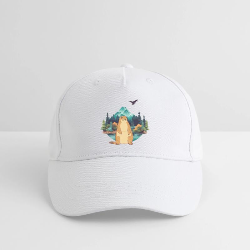 Murmeltier Kinder Bio Basecap