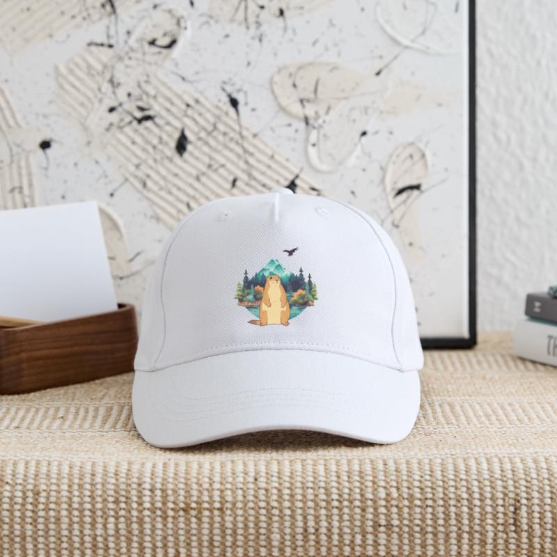 Murmeltier Kinder Bio Basecap