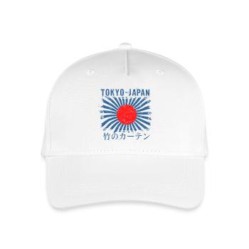 Tokyo Japan Sunbeams and Bamboo - Organic Kids’ Baseball Cap - white - Front