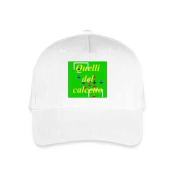 Celles du football à cinq - Casquette de baseball bio Enfant - blanc - Devant