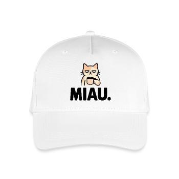 Meow morning grouches - Organic Kids’ Baseball Cap - white - Front