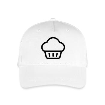 Muffin - Kinder Bio Basecap - Weiß - Vorne