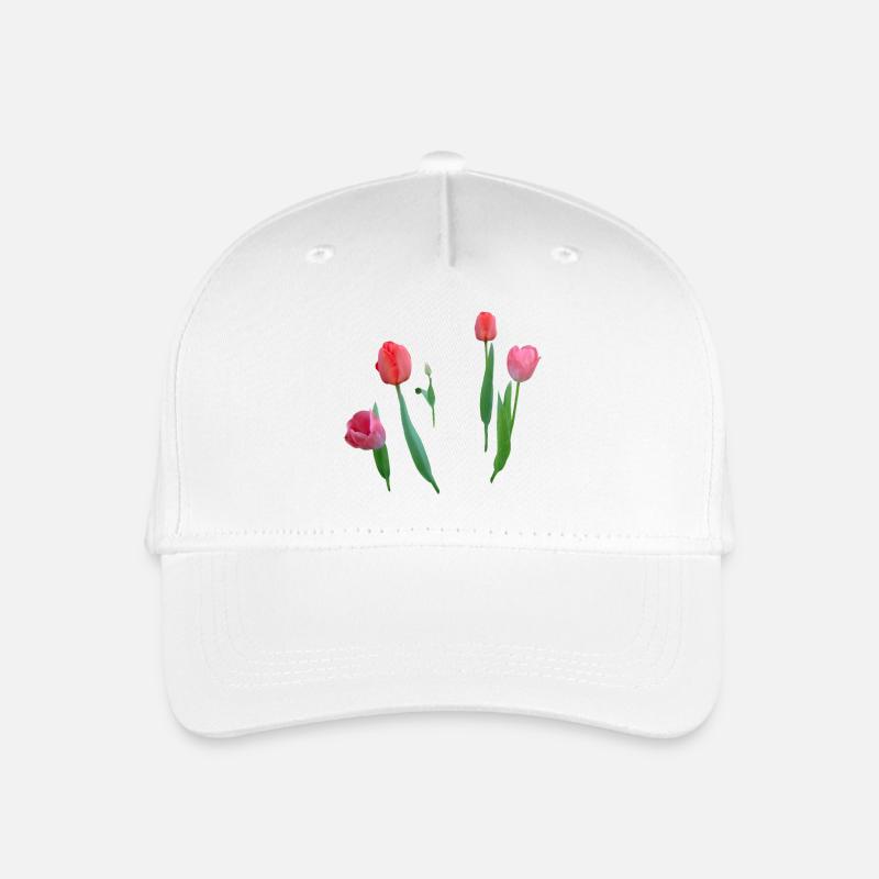 Tulipes - Casquette de baseball bio Enfant - blanc