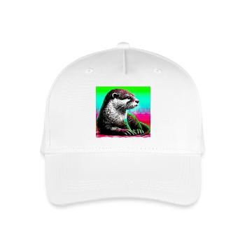 Otter - Kinder Bio Basecap - Weiß - Vorne