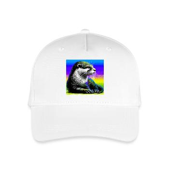Otter - Kinder Bio Basecap - Weiß - Vorne