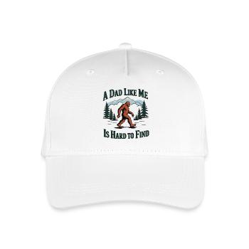 Vater wie ich – schwer zu finden Yeti Bigfoot - Kinder Bio Basecap - Weiß - Vorne
