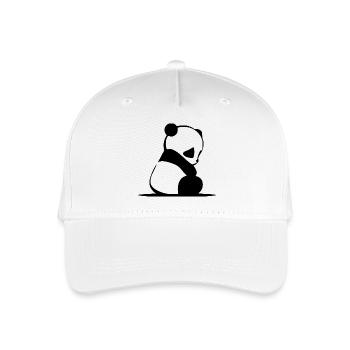 Panda - Kinder Bio Basecap - Weiß - Vorne