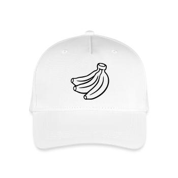Lustiges Banana Shirt | Geek & Nerd Motiv - Kinder Bio Basecap - Weiß - Vorne