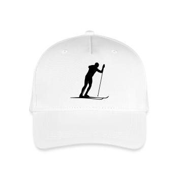 Ski de fond - Casquette de baseball bio Enfant - blanc - Devant