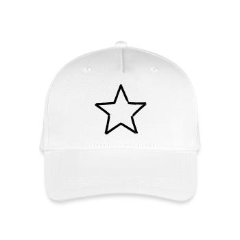 Cadeau de Noël chanceux symbole étoile - Casquette de baseball bio Enfant - blanc - Devant