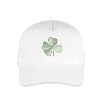 Kleeblatt pastell - Kinder Bio Basecap - Weiß - Vorne