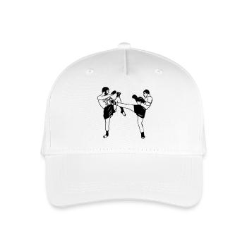 Kickboxing - Organic Kids’ Baseball Cap - white - Front