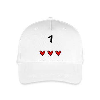1 YEAR. 1st BIRTHDAY. BIRTHDAY 1 YEAR. - Organic Kids’ Baseball Cap - white - Front