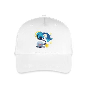 Blue Ink Spirits - Le Rêve d'un Poisson Rouge - Casquette de baseball bio Enfant - blanc - Devant
