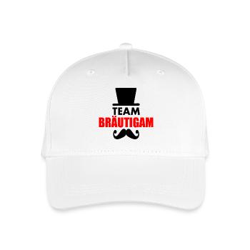 Team bräutigam - Kinder Bio Basecap - Weiß - Vorne