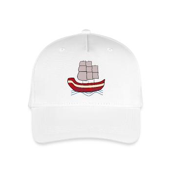 Segelboot Norddeutschland Seemann Matrose Kapitän - Kinder Bio Basecap - Weiß - Vorne