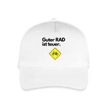 Good RAD is expensive. - Organic Kids’ Baseball Cap - white - Front