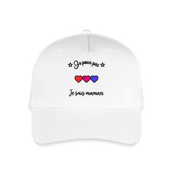 MOM - Organic Kids’ Baseball Cap - white - Front