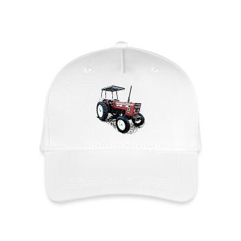 Tractor 666 - Organic Kids’ Baseball Cap - white - Front