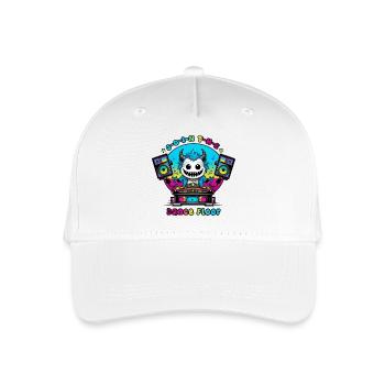 Disco Monster - Kinder Bio Basecap - Weiß - Vorne